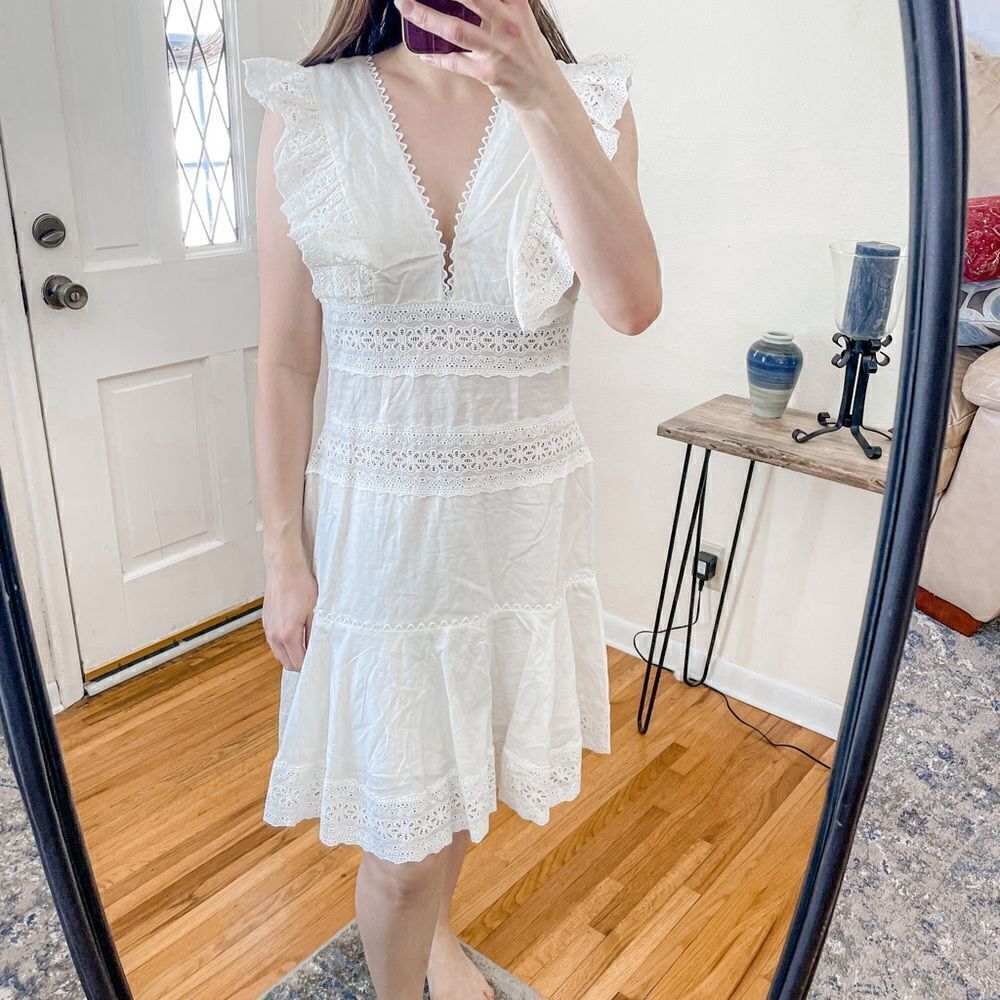 Keepsake The Label Whistle Mini Dress Porcelain 8